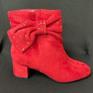 IMPO Scarlet Red ankle bootie